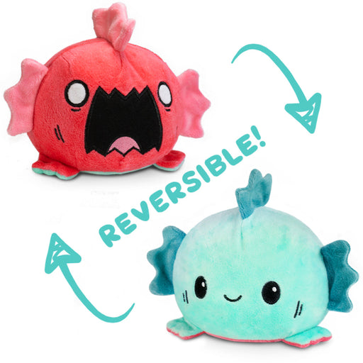 TeeTurtle Reversible Sea Monster: Aqua/Pink (Mini) - Premium Toys and Collectible - Just $16.99! Shop now at Retro Gaming of Denver
