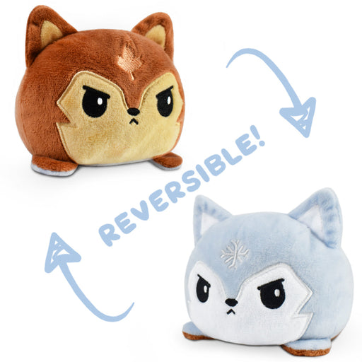 TeeTurtle Reversible Wolf: Fall/Winter (Mini) - Premium Toys and Collectible - Just $16.99! Shop now at Retro Gaming of Denver