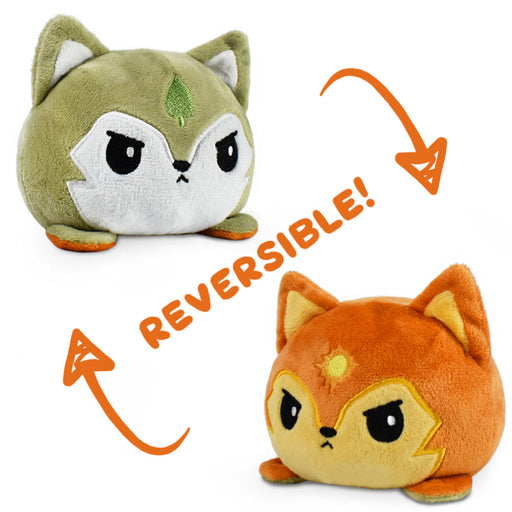 TeeTurtle Reversible Wolf: Spring/Summer (Mini) - Premium Toys and Collectible - Just $16.99! Shop now at Retro Gaming of Denver