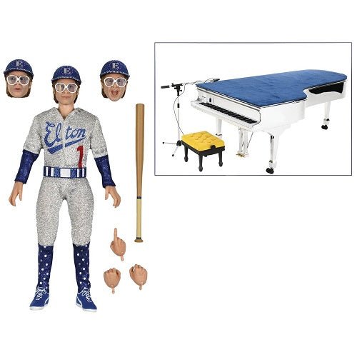 NECA  Elton John Live 1975 8-Inch Clothed Action Figure - Premium Action & Toy Figures - Just $100.07! Shop now at Retro Gaming of Denver