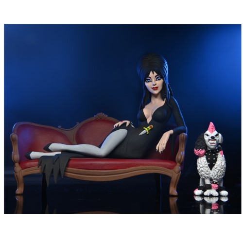 NECA Elvira Toony Terrors Elvira On Couch 6-Inch Action Figure - Premium Action & Toy Figures - Just $24.67! Shop now at Retro Gaming of Denver
