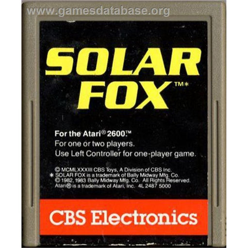 Solar Fox (Atari 2600) - Premium Video Games - Just $0! Shop now at Retro Gaming of Denver
