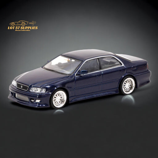 Tarmac Works Global64 VERTEX Toyota Chaser JZX100 Blue Metallic 1:64 T64G-007-BL - Premium Toyota - Just $22.99! Shop now at Retro Gaming of Denver
