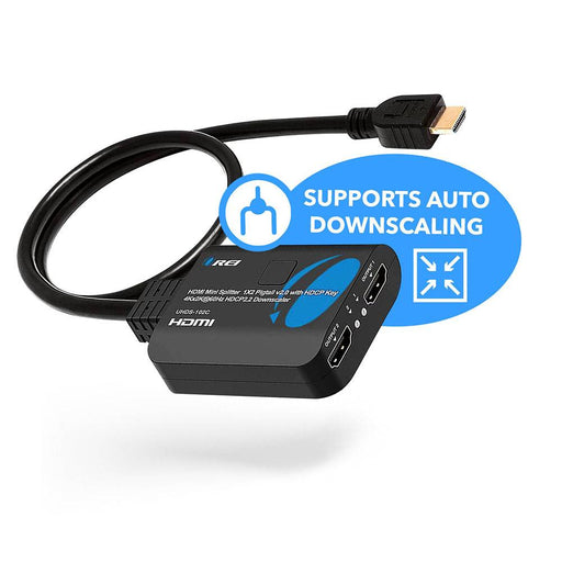 1x2 HDMI Splitter 1 in 2 out with Downscaler, 3D, upto 4k@60Hz (UHDS-102C) - Premium Splitter - Just $26.99! Shop now at Retro Gaming of Denver