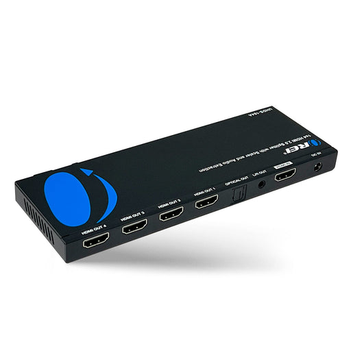 OREI 4K 1x4 HDMI Splitter with Scaler and Audio Extraction with EDID management (UHDS-104A) - Premium  - Just $59.99! Shop now at Retro Gaming of Denver