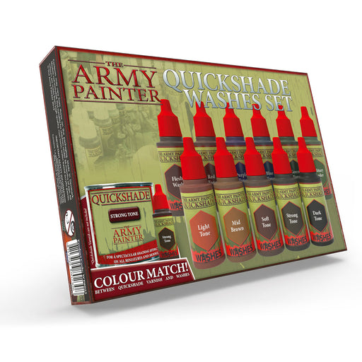 Army Painter Warpaints: Quickshade Washes Set - Premium Miniatures - Just $41.99! Shop now at Retro Gaming of Denver