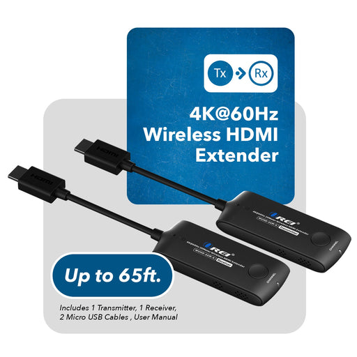 Wireless HDMI Extender Transmitter & Receiver Dongle UtraHD 5.1-5.2 Ghz Up to 4K @ 60Hz - Upto 60 Feet - Premium  - Just $179.99! Shop now at Retro Gaming of Denver