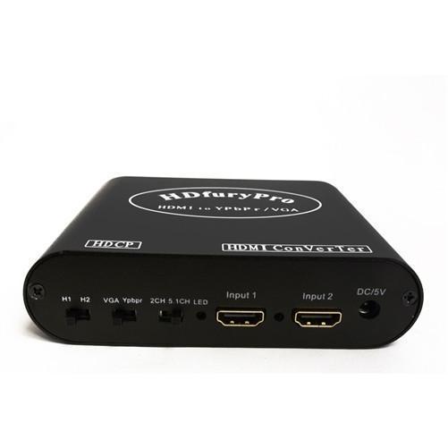 HDMI to YPbPr/VGA Converter, Dual HDMI Input to Analog Component Scaler Video with Optical and 3.5 Audio Out for PC Laptop Xbox PS4 PS3 TV VHS VCR Camera DVD (XD-450) - Premium Splitter - Just $69.99! Shop now at Retro Gaming of Denver