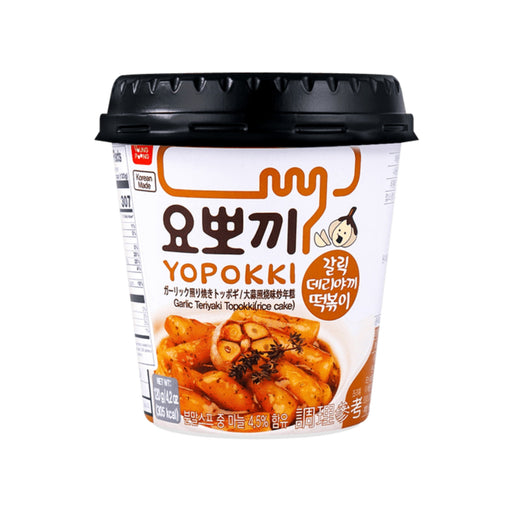 Yopokki Garlic Teriyaki Rice Cake Cup (Korea) - Premium  - Just $4.99! Shop now at Retro Gaming of Denver