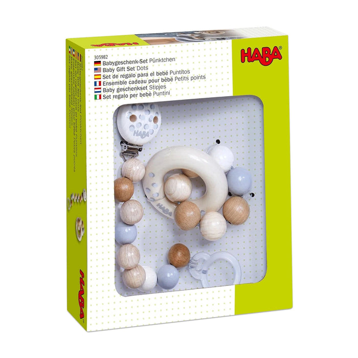 Baby Gift Set Dots - Premium Wooden Baby - Just $29.99! Shop now at Retro Gaming of Denver