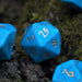 Blue Turquoise Stone Dice Set - Premium Stone/Glass - Just $89.99! Shop now at Retro Gaming of Denver