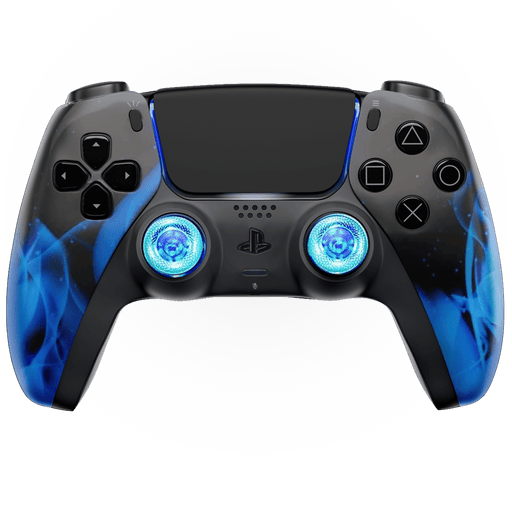 BLUE FIRE PS5 CUSTOM MODDED CONTROLLER - Premium PS5 SIGNATURE EDITION - Just $129.99! Shop now at Retro Gaming of Denver