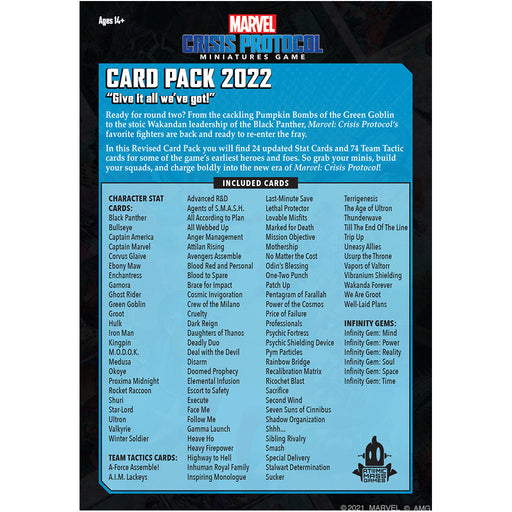 Marvel Crisis Protocol: Card Pack 2022 - Premium Miniatures - Just $19.99! Shop now at Retro Gaming of Denver