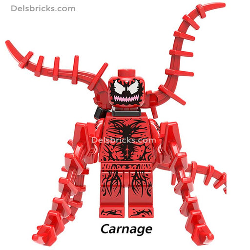Carnage from Spiderman Lego Marvel Minifigures - Premium Spiderman Lego Minifigures - Just $3.99! Shop now at Retro Gaming of Denver