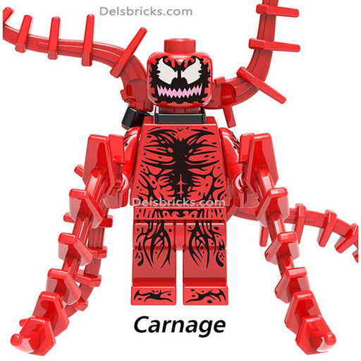 Carnage from Spiderman Lego Marvel Minifigures - Premium Spiderman Lego Minifigures - Just $3.99! Shop now at Retro Gaming of Denver