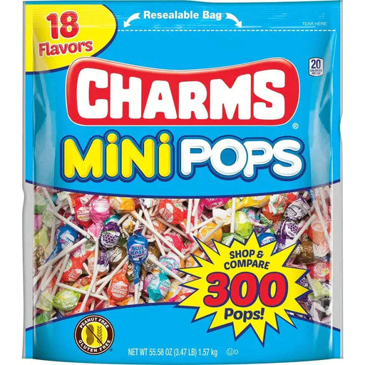 Charms Mini Pops 300 count Bag - Premium Sweets & Treats - Just $14.99! Shop now at Retro Gaming of Denver