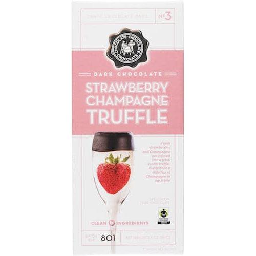 CCC Dark Chocolate Strawberries & Champagne Truffle Bar - Premium Sweets & Treats - Just $4.99! Shop now at Retro Gaming of Denver