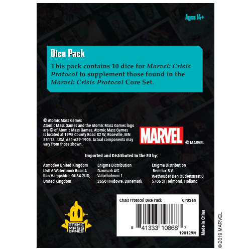 Marvel Crisis Protocol: Dice Pack - Premium Miniatures - Just $9.95! Shop now at Retro Gaming of Denver