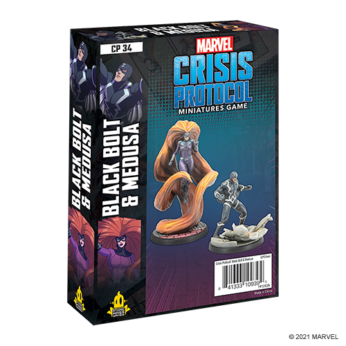 Marvel Crisis Protocol: Black Bolt and Medusa - Premium Miniatures - Just $39.95! Shop now at Retro Gaming of Denver
