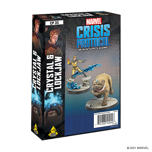 Marvel Crisis Protocol: Crystal and Lockjaw - Premium Miniatures - Just $39.95! Shop now at Retro Gaming of Denver