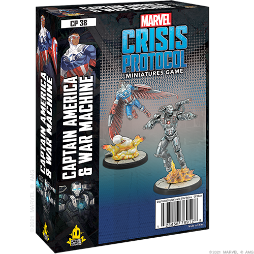 Marvel Crisis Protocol: Captain America and War Machine - Premium Miniatures - Just $39.95! Shop now at Retro Gaming of Denver