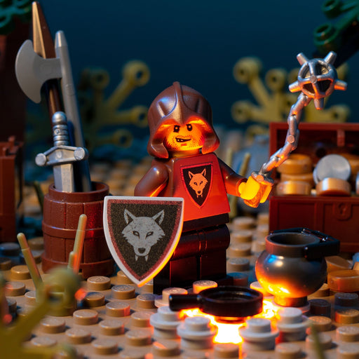 Wolfpack Bandit (Flail) - Custom Castle Minifigure - Premium Custom LEGO Minifigure - Just $11.99! Shop now at Retro Gaming of Denver