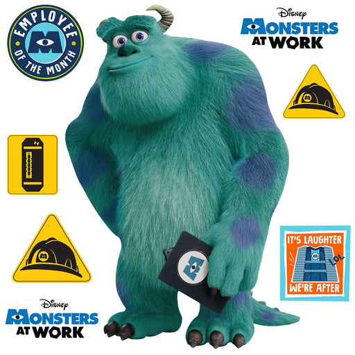 Monsters at Work: Sulley RealBig        - Officially Licensed Disney Removable Wall   Adhesive Decal - Premium Vinyl Die-Cut Character - Just $69.99! Shop now at Retro Gaming of Denver