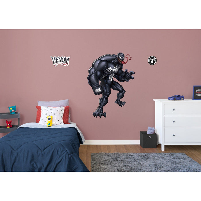 Venom: Venom Retro RealBig - Officially Licensed Marvel Removable Adhesive Decal - Premium Vinyl Die-Cut Character - Just $69.99! Shop now at Retro Gaming of Denver
