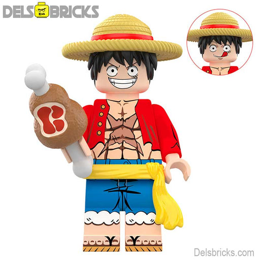 Monkey D Luffy from One Piece Lego Anime Minifigures - Premium Minifigures - Just $4.99! Shop now at Retro Gaming of Denver