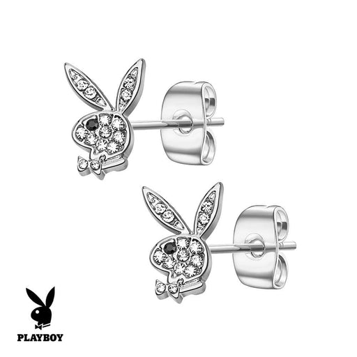 Playboy™ Gem Stud Earrings - Premium EARRING - Just $24.99! Shop now at Retro Gaming of Denver