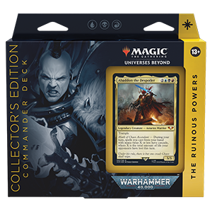 Magic: the Gathering - Universes Beyond - Warhammer 40K Collector's Edition Commander Deck - The Ruinous Powers - Premium CCG - Just $175! Shop now at Retro Gaming of Denver