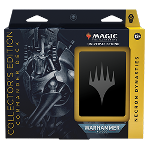 Magic: the Gathering - Universes Beyond - Warhammer 40K Collector's Edition Commander Deck - Necron Dynasties - Premium CCG - Just $225! Shop now at Retro Gaming of Denver