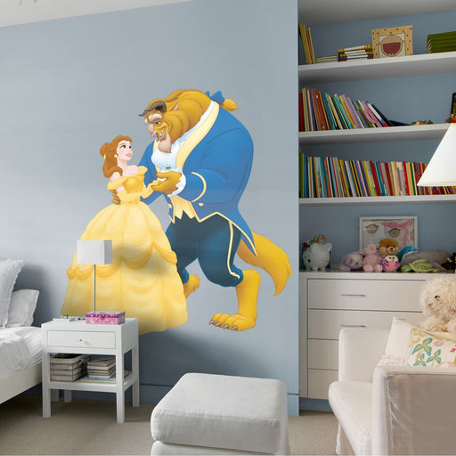 Beauty and the Beast: Belle & Beast Dancing - Officially Licensed Disney Removable Wall Decal - Premium Vinyl Die-Cut Character - Just $109.99! Shop now at Retro Gaming of Denver