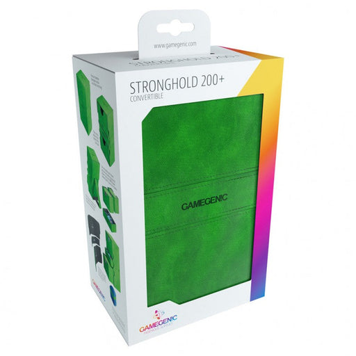 GameGenic Stronghold 200+ Card Convertible Deck Box: Green - Premium Accessories - Just $44.99! Shop now at Retro Gaming of Denver
