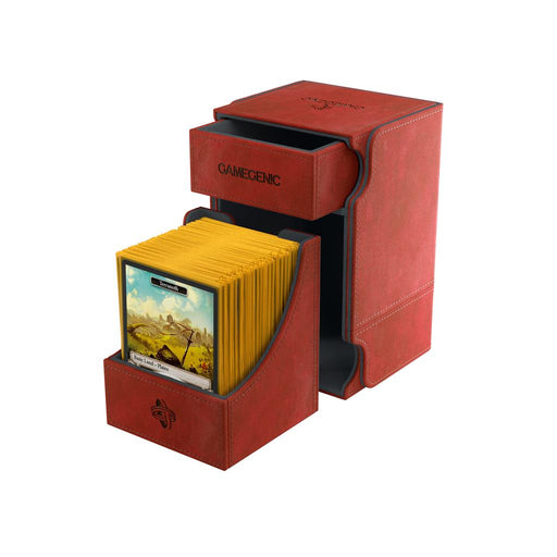 GameGenic Watchtower 100+ Card Convertible Deck Box: Red - Premium Accessories - Just $34.99! Shop now at Retro Gaming of Denver