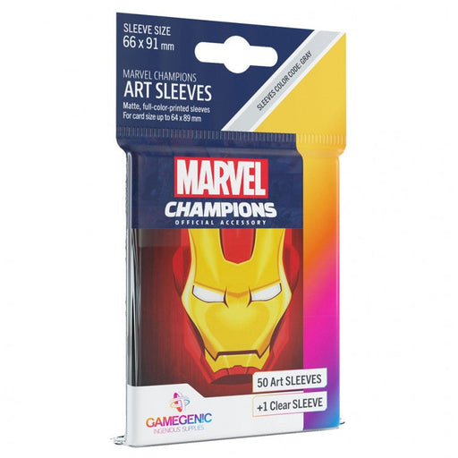 GameGenic Marvel Champions Art Sleeves - Iron Man - Premium Accessories - Just $7.99! Shop now at Retro Gaming of Denver