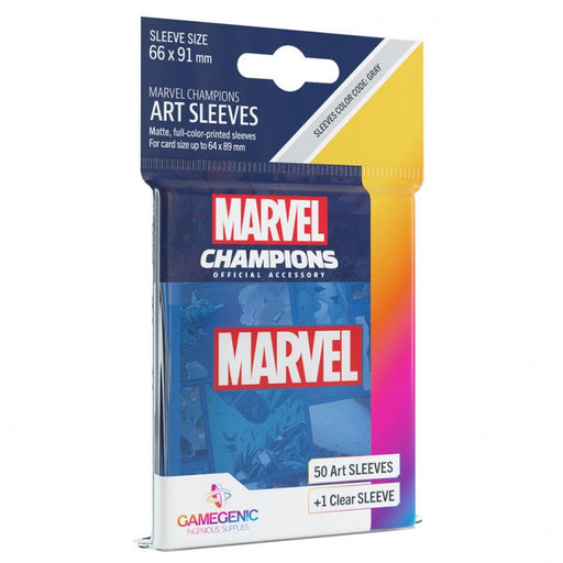 GameGenic Marvel Champions Art Sleeves - Marvel Blue - Premium Accessories - Just $7.99! Shop now at Retro Gaming of Denver