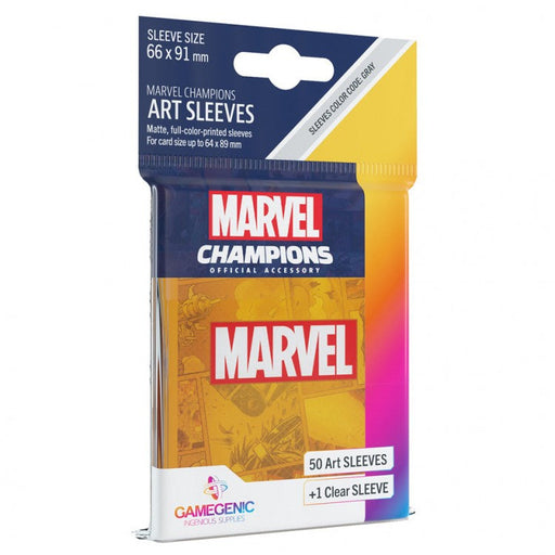 GameGenic Marvel Champions Art Sleeves - Marvel Orange - Premium Accessories - Just $7.99! Shop now at Retro Gaming of Denver