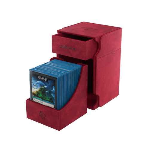 GameGenic Watchtower 100+ XL Card Convertible Deck Box: Red - Premium Accessories - Just $34.99! Shop now at Retro Gaming of Denver