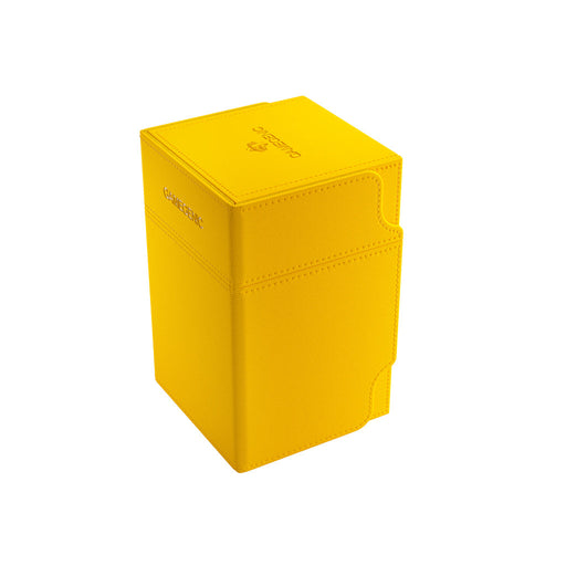 GameGenic Watchtower 100+ Card Convertible Deck Box - XL Yellow - Premium Accessories - Just $34.99! Shop now at Retro Gaming of Denver