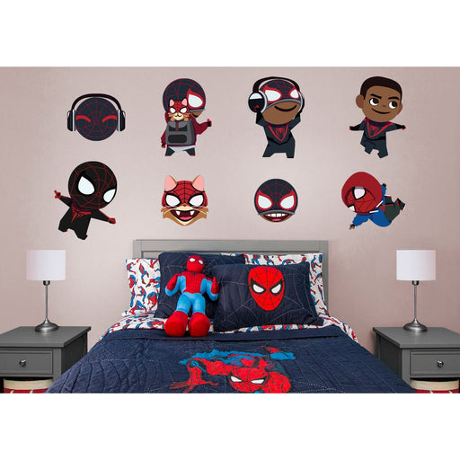 Spider-Man Miles Morales Animated Characters Collection        - Officially Licensed Marvel Removable Wall   Adhesive Decal - Premium Collection - Just $109.99! Shop now at Retro Gaming of Denver