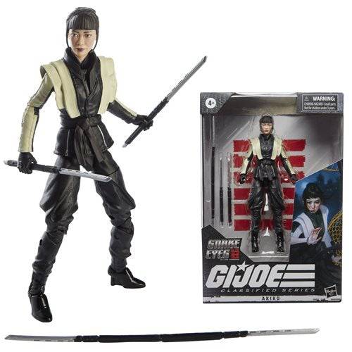 G.I. Joe Classified Series 6-Inch Snake Eyes: G.I. Joe Origins Akiko Action Figure - Premium Action & Toy Figures - Just $26.95! Shop now at Retro Gaming of Denver