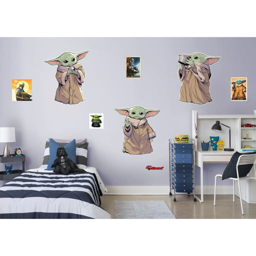 The Mandalorian The Child Sketch Collection  - Officially Licensed Star Wars Removable Wall Decal - Premium Collection - Just $109.99! Shop now at Retro Gaming of Denver
