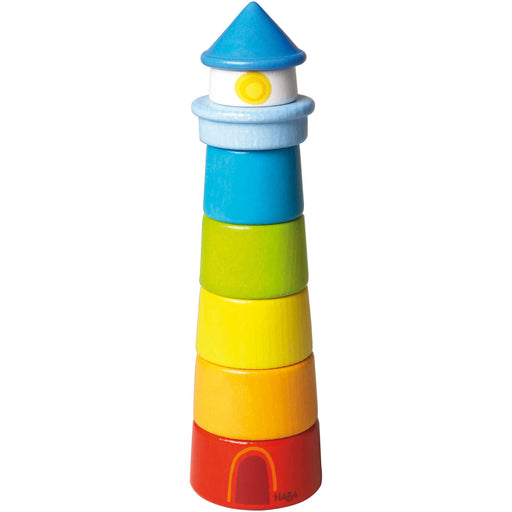 Lighthouse Wooden Rainbow Stacker - Premium Stacking & Sorting - Just $29.99! Shop now at Retro Gaming of Denver