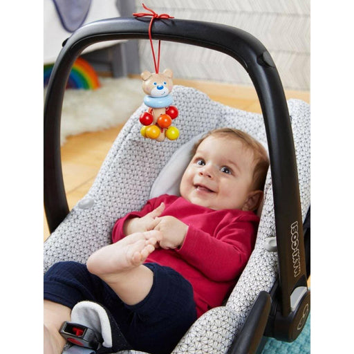 Dangling Figure Bear Stroller & Crib Toy - Premium Wooden Baby - Just $24.99! Shop now at Retro Gaming of Denver