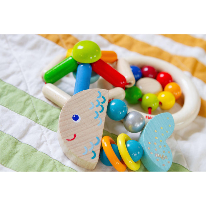 Rattlefish Wooden Baby Rattle - Premium Wooden Baby - Just $17.99! Shop now at Retro Gaming of Denver