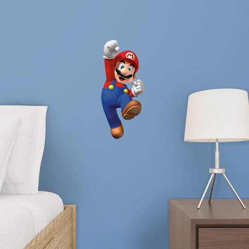 Mario��� Jumping- Officially Licensed Nintendo Removable Wall Decal - Premium Vinyl Die-Cut Character - Just $29.99! Shop now at Retro Gaming of Denver