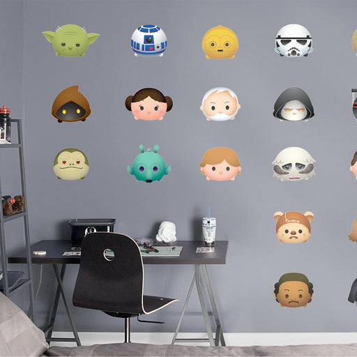 Star Wars: Tsum Tsum Collection - Officially Licensed Removable Wall Decals - Premium Collection - Just $109.99! Shop now at Retro Gaming of Denver