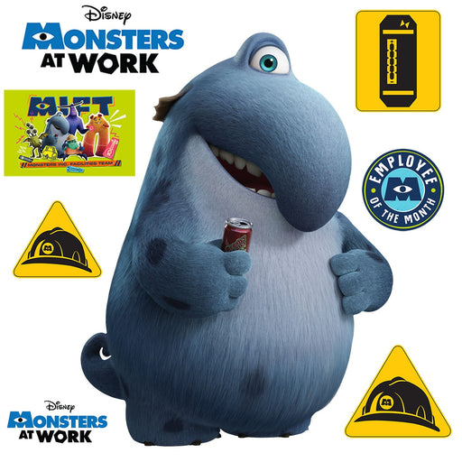 Monsters at Work: Fritz RealBig        - Officially Licensed Disney Removable Wall   Adhesive Decal - Premium Vinyl Die-Cut Character - Just $69.99! Shop now at Retro Gaming of Denver