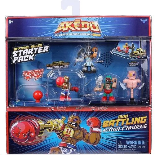 Akedo Starter Pack Kick Attack (Aximus, Buster Bling & Loco Grande) - Premium Action & Toy Figures - Just $19.99! Shop now at Retro Gaming of Denver